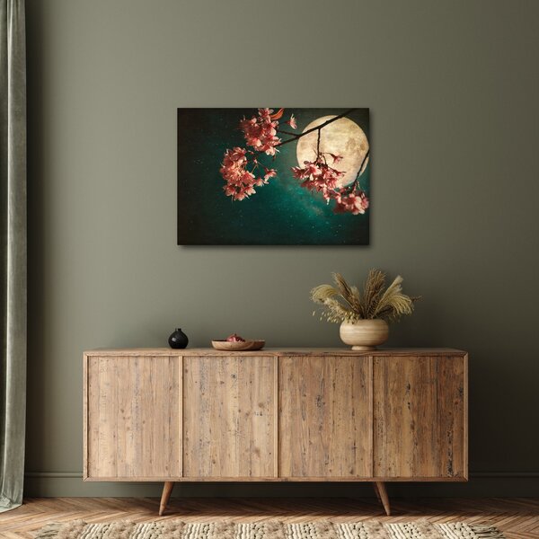 Obraz - Sakura v úplňku (70x50 cm)