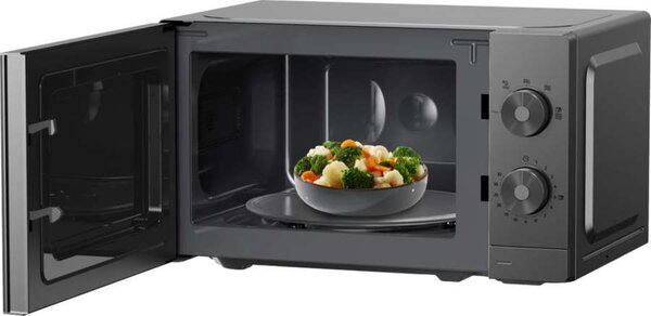 Mikrovlnná trouba Gorenje MO20E1T4 – objem 20 l, výkon 700 W, InoxLook