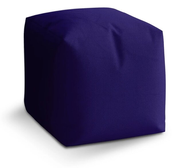 Sablio Taburet Cube Fialová - 60x60x60 cm