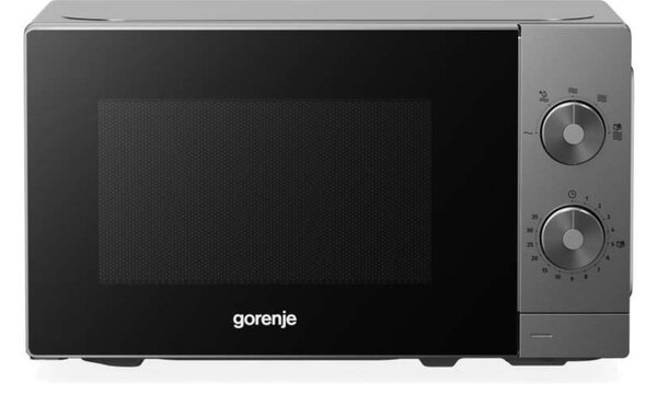 Mikrovlnná trouba Gorenje MO20E1T4 – objem 20 l, výkon 700 W, InoxLook