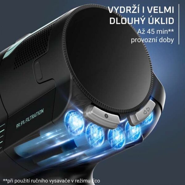 Tyčový vysavač Rowenta X-Force Flex 8.80 RH1833E0 – sací výkon 100 AW