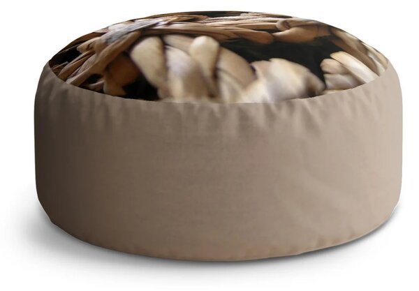 Sablio Taburet Circle Banánové listí: 38x48 cm