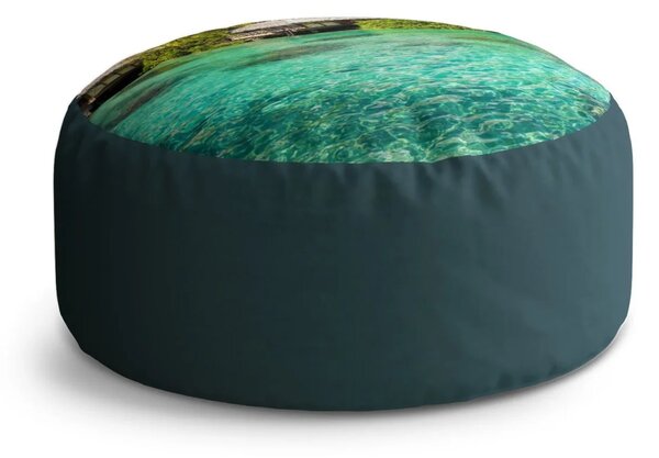 Sablio Taburet Circle Chatky na moři: 38x48 cm