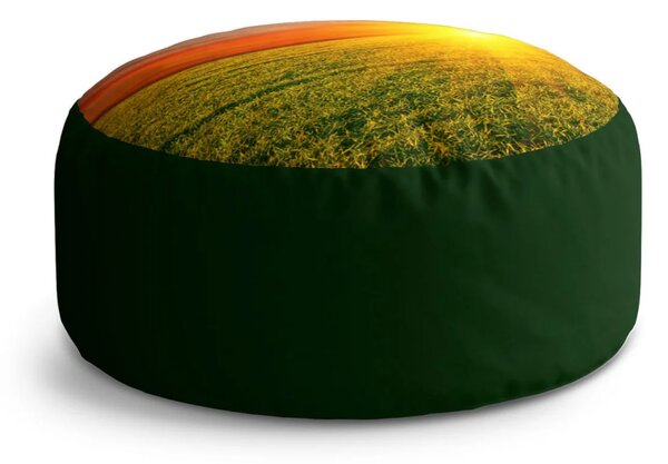 Sablio Taburet Circle Západ slunce nad loukou: 38x48 cm