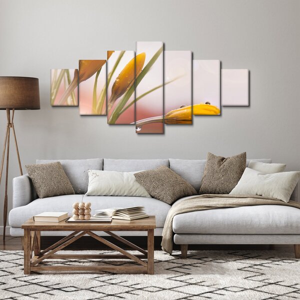 Obraz - Jarní květy (210x100 cm)