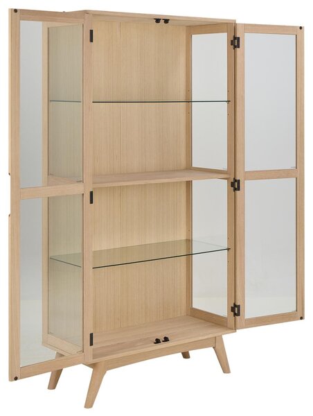 Actona Vitrína Marte 94 cm dub bělený