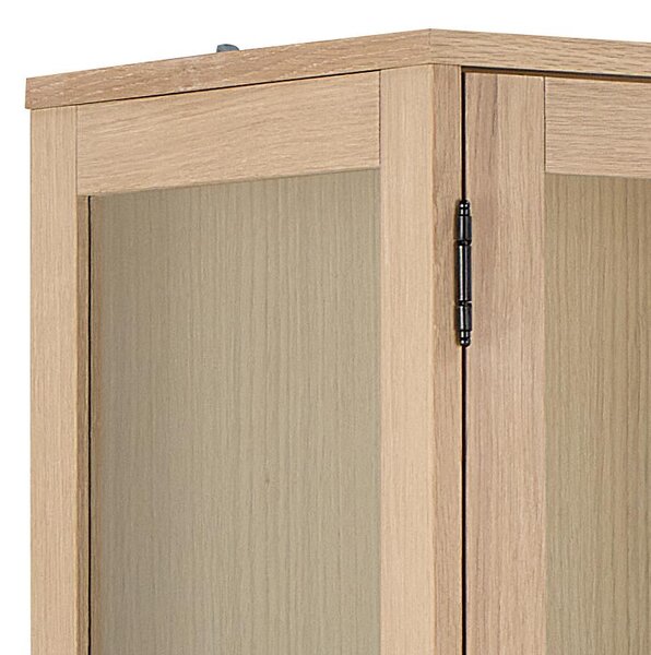 Actona Vitrína Marte 94 cm dub bělený