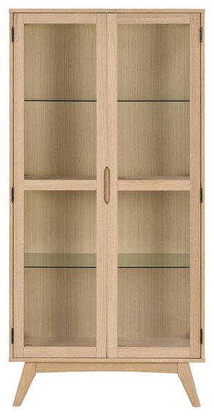 Actona Vitrína Marte 94 cm dub bělený