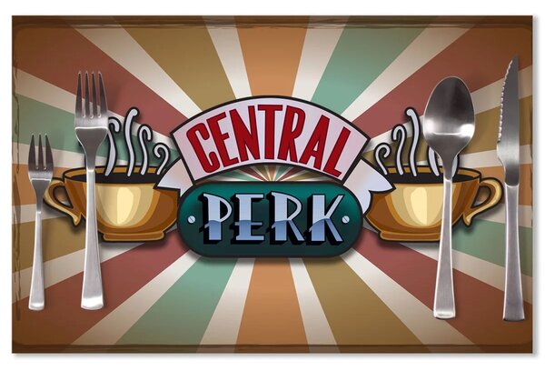 Sablio Prostírání Seriál přátelé CENTRAL PERK Abstrakce: 40x30cm