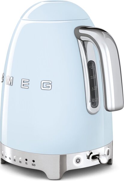 Smeg KLF04PBEU Rychlovarná konvice s regulací teploty 50's Style modrý pastel