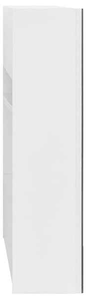 Koupelnová zrcadlová skříňka bílá 80 x 15 x 60 cm MDF 325186