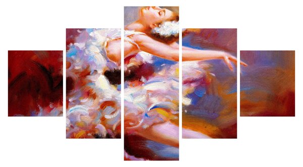 Obraz - Baletka, malba (125x70 cm)