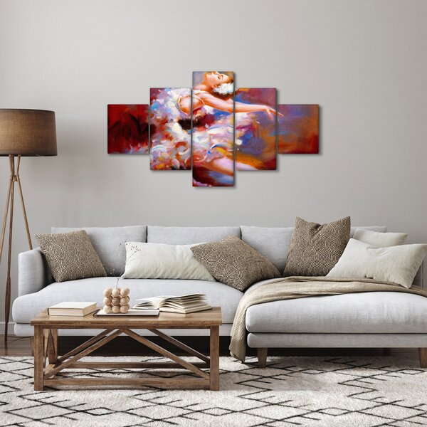 Obraz - Baletka, malba (125x70 cm)