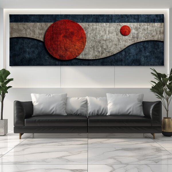 Obraz na plátně - Malý a velký Japonec FeelHappy.cz Velikost obrazu (šířka x výška): 60 x 20 cm
