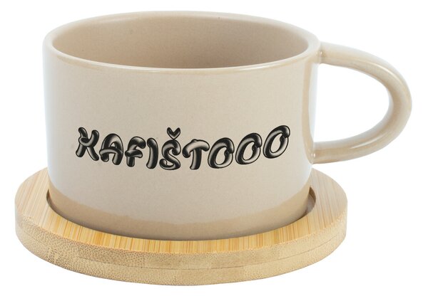 KAFIŠTOOO - krémový hrníček makronka 200 ml