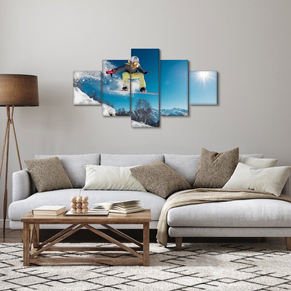 Obraz - Snowboardista (125x70 cm)