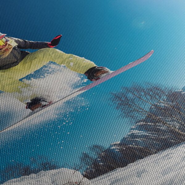 Obraz - Snowboardista (30x30 cm)