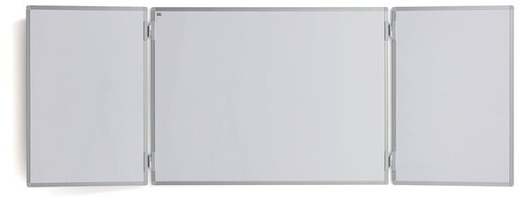 AJ Produkty Bílá tabule RITA, třídílná, 2400x900 mm