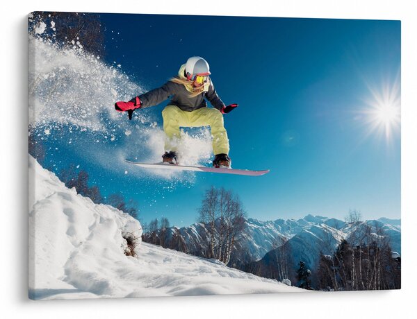 Obraz - Snowboardista (70x50 cm)