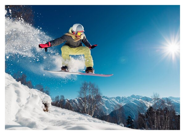 Obraz - Snowboardista (70x50 cm)