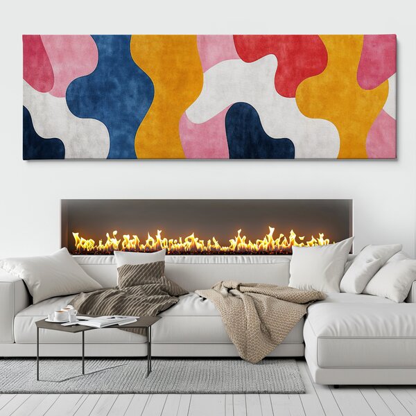 Obraz na plátně - V ladných vlnách FeelHappy.cz Velikost obrazu (šířka x výška): 60 x 20 cm