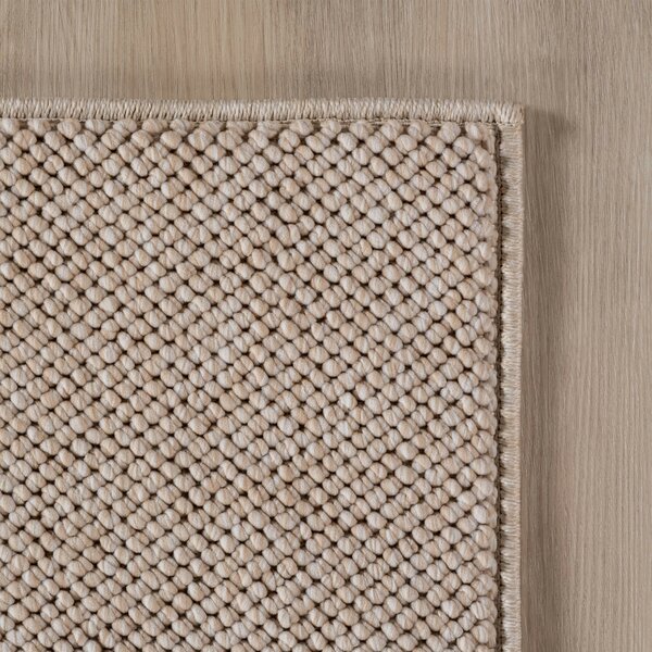 Ayyildiz, Kusový koberec Helix 2200 beige, 60x110, béžová, chodba / předsíň