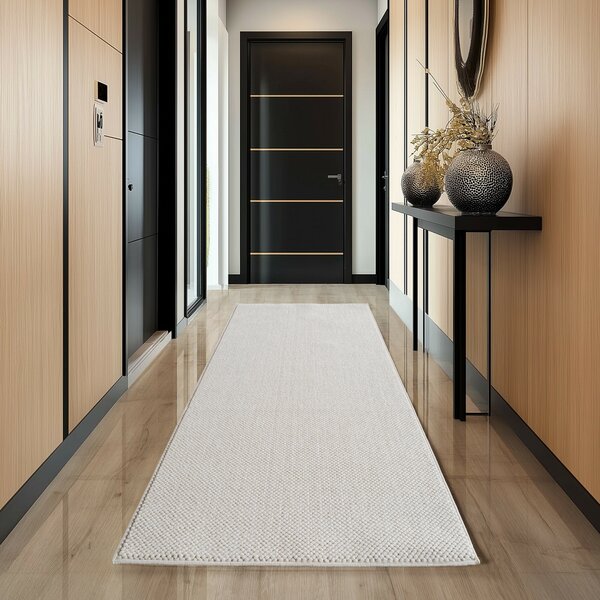 Ayyildiz, Kusový koberec Helix 2200 cream, 60x110, béžová, chodba / předsíň