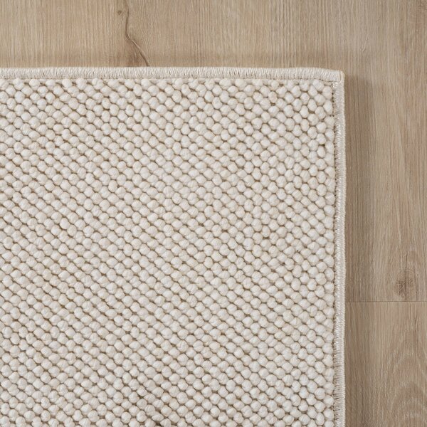 Ayyildiz, Kusový koberec Helix 2200 cream kruh, 120x120, béžová, chodba / předsíň