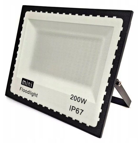 HALOGEN LED 200W VÝKONNÝ REFLEKTOR LAMPA IP65 pro garáž, stavbu