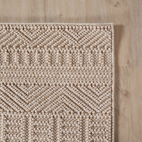 Ayyildiz, Kusový koberec Helix 2202 beige, 60x110, béžová, chodba / předsíň