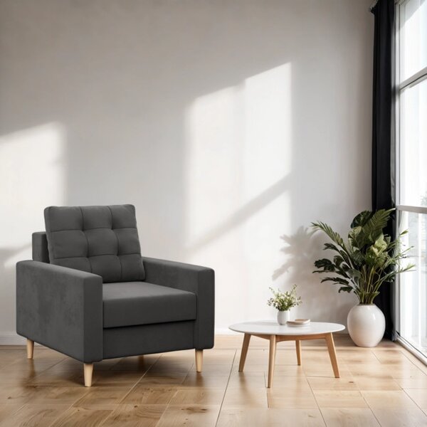 Křeslo BLANK Comfort šedé