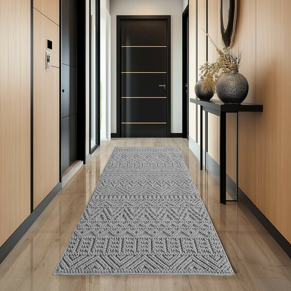 Ayyildiz, Kusový koberec Helix 2202 silver, 120x170, šedá, chodba / předsíň