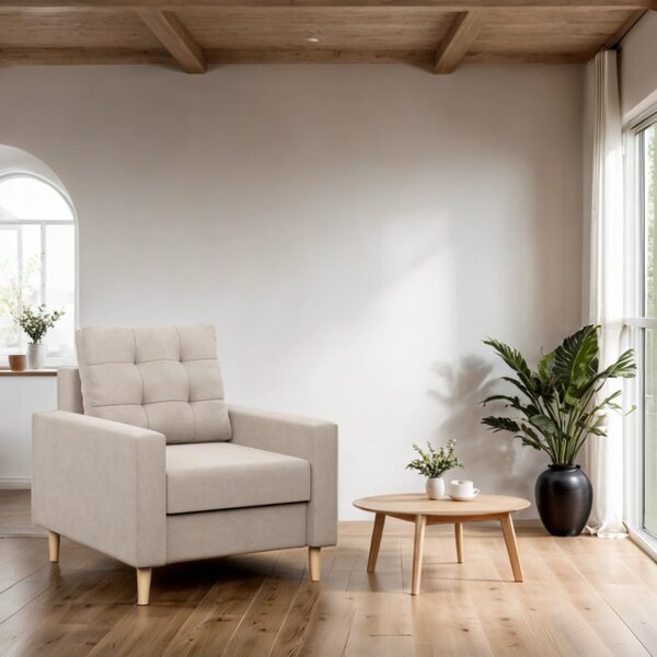 Křeslo BLANK Elegant béžové