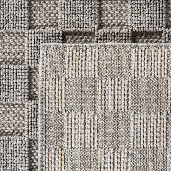 Ayyildiz, Kusový koberec Helix 2203 silver kruh, 120x120, šedá, chodba / předsíň
