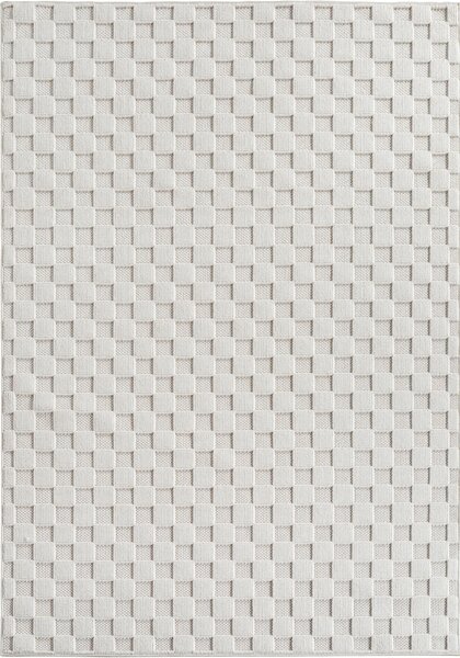 Ayyildiz, Kusový koberec Helix 2203 cream, 60x110, bílá, chodba / předsíň