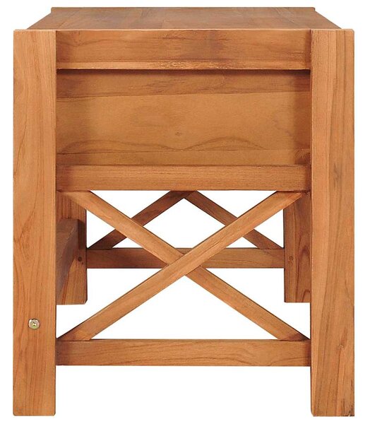 TV stolek 100 x 40 x 45 cm teakové dřevo 325266