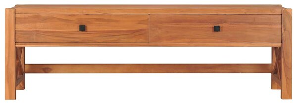 TV stolek 140 x 40 x 45 cm teakové dřevo 325267