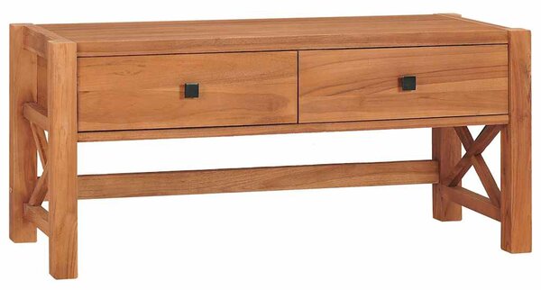 TV stolek 100 x 40 x 45 cm teakové dřevo 325266