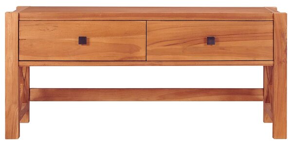 TV stolek 100 x 40 x 45 cm teakové dřevo 325266