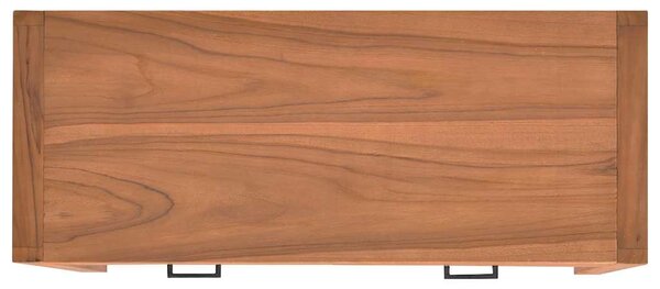 TV stolek 100 x 40 x 45 cm teakové dřevo 325272