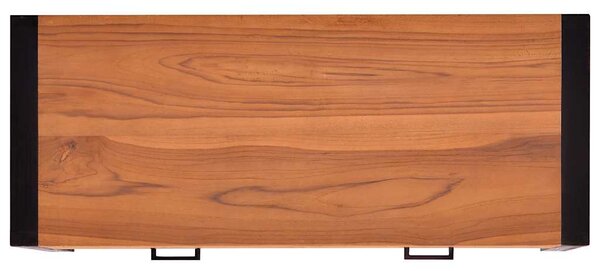 Psací stůl se 2 zásuvkami 100 x 40 x 75 cm teakové dřevo 325268