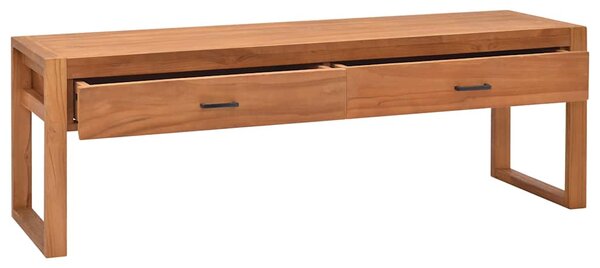 TV stolek 140 x 40 x 45 cm teakové dřevo 325273