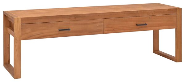 TV stolek 140 x 40 x 45 cm teakové dřevo 325273