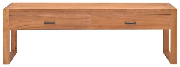 TV stolek 140 x 40 x 45 cm teakové dřevo 325273