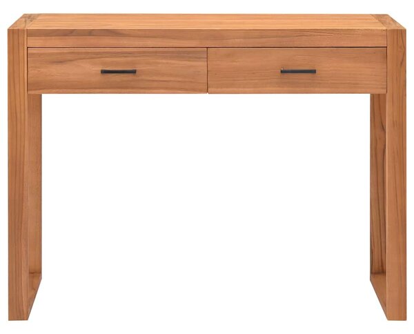 Psací stůl se 2 zásuvkami 100 x 40 x 75 cm teakové dřevo 325270