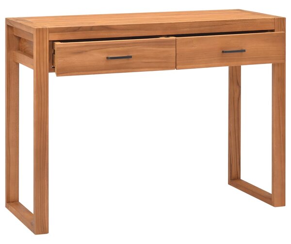 Psací stůl se 2 zásuvkami 100 x 40 x 75 cm teakové dřevo 325270