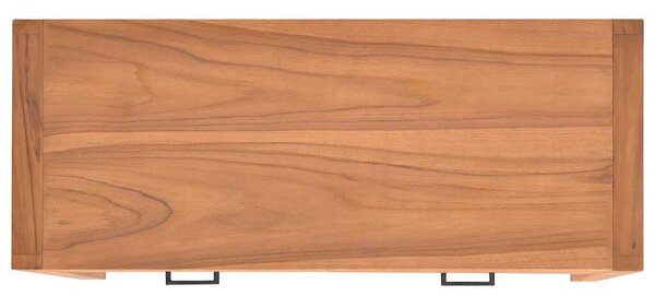 Psací stůl se 2 zásuvkami 100 x 40 x 75 cm teakové dřevo 325270