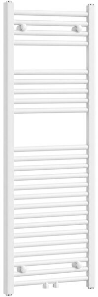 Koupelnový radiátor Benito - středové připojení 50mm/boční - 477 W - bílá lesklá - 1200x450 mm