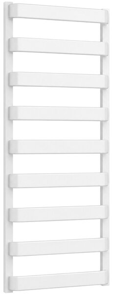 Koupelnový radiátor Adriano - boční připojení - 520 W - bílá lesklá - 1200x500 mm