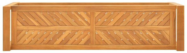 Lavice 120 cm masivní teakové dřevo 325276